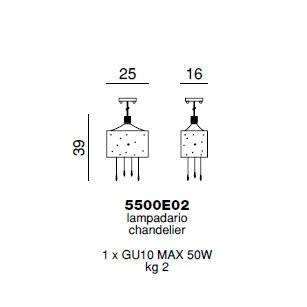 Подвесной светильник Beby Group Crystal dream 5500E02 Chrome White Swarovski Подвесной светильник Beby Group Crystal dream 5500E02 Chrome White Swarovski