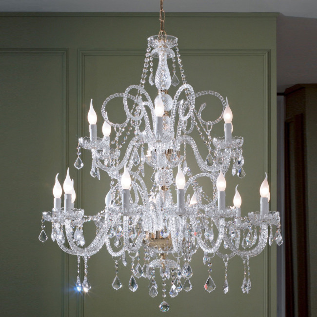 Люстра Euroluce Epoca L12+6 gold Scholer Люстра Euroluce Epoca L12+6 gold Scholer