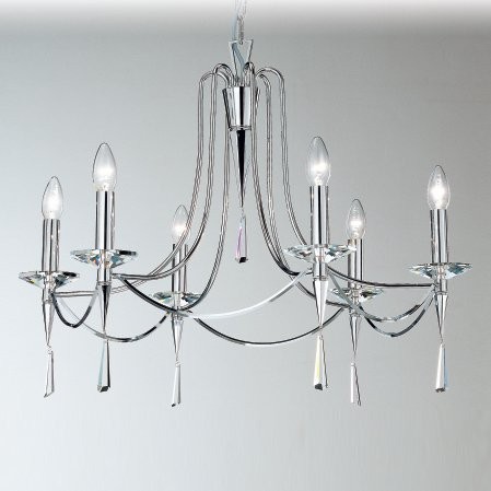 Люстра Prearo Princess PRINCESS/6/CR/SP Люстра Prearo Princess PRINCESS/6/CR/SP