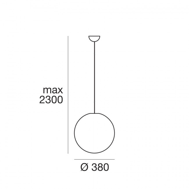 Подвесной светильник Linea Light Oh! 10136