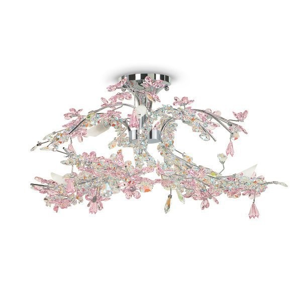 Потолочная люстра Prearo Nimphea NIMPHEA/PL/CR/A Потолочная люстра Prearo Nimphea NIMPHEA/PL/CR/A