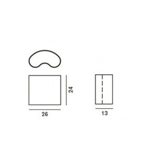 Настенный светильник Foscarini Double 069005 51