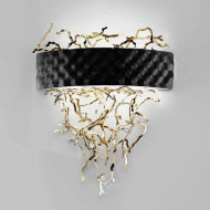 Настенный светильник IDL Groovy 463/1A velvet black with light gold branches Настенный светильник IDL Groovy 463/1A velvet black with light gold branches