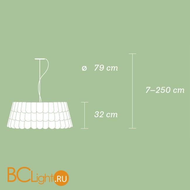 Подвесной светильник Fabbian Roofer F12 A07 32 Подвесной светильник Fabbian Roofer F12 A07 32