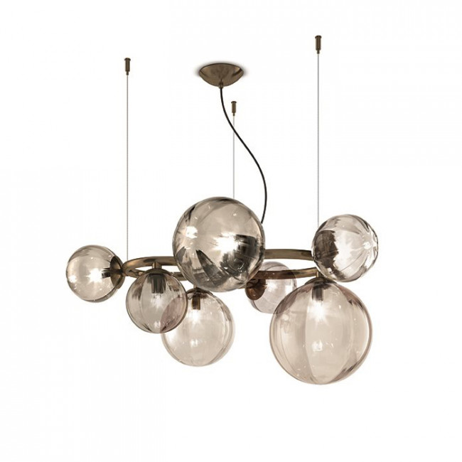 Подвесной светильник Vistosi Puppet Ring SPPUPRI7FUNN Подвесной светильник Vistosi Puppet Ring SPPUPRI7FUNN