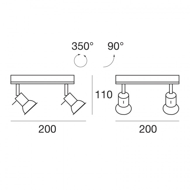 Бра Linea Light Spotty 7343