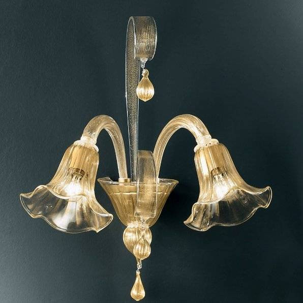Бра Vetri Lamp 908/A2 Oro 24Kt