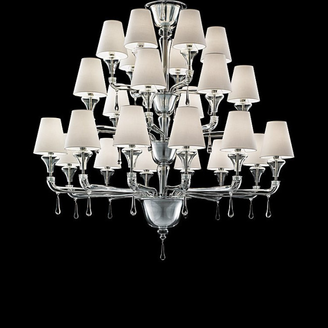 Люстра Barovier&Toso Nevada 5549/24/CC/BB