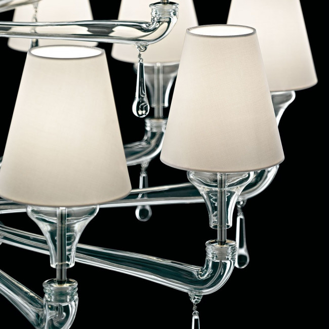 Люстра Barovier&Toso Nevada 5549/24/CC/BB