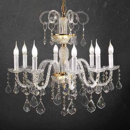 Люстра Beby Group Crystal 310/8 Light gold CUT CRYSTAL Люстра Beby Group Crystal 310/8 Light gold CUT CRYSTAL