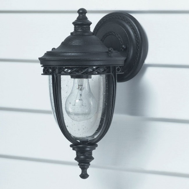 Уличный настенный светильник Feiss English Bridle FE/EB2/S BLK Уличный настенный светильник Feiss English Bridle FE/EB2/S BLK