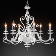 Люстра Euroluce Alicante L6 silver White Люстра Euroluce Alicante L6 silver White