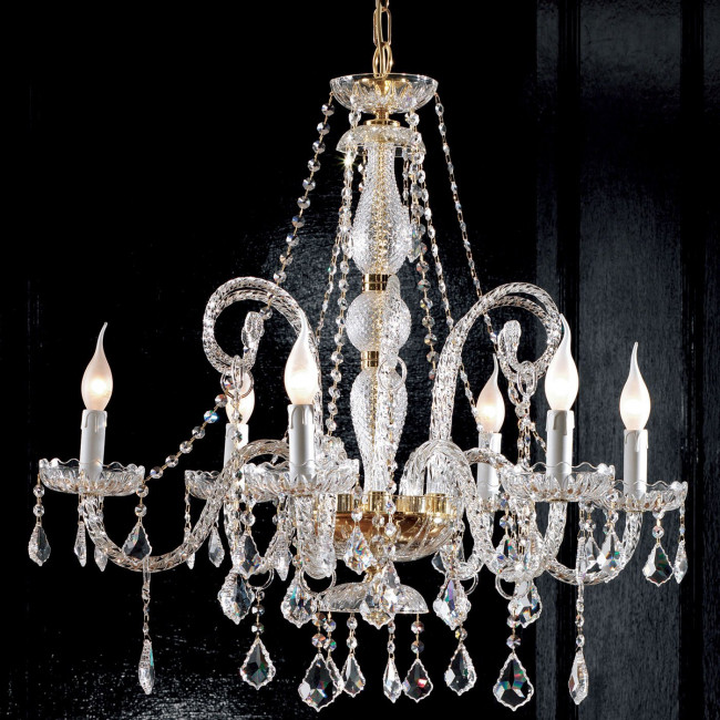 Люстра Euroluce Epoca L6 gold Scholer Люстра Euroluce Epoca L6 gold Scholer