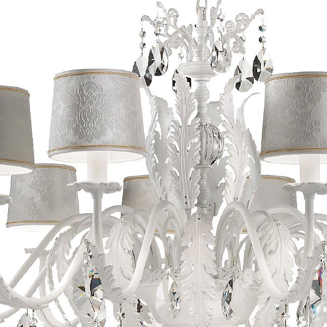 Люстра Masiero Acantia 12 V95 / DAM/14/WH Cut crystal Люстра Masiero Acantia 12 V95 / DAM/14/WH Cut crystal