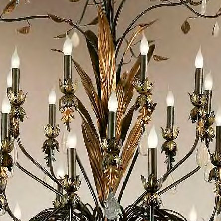 Люстра MM Lampadari Foresta 5572/18+18 V1271 Люстра MM Lampadari Foresta 5572/18+18 V1271