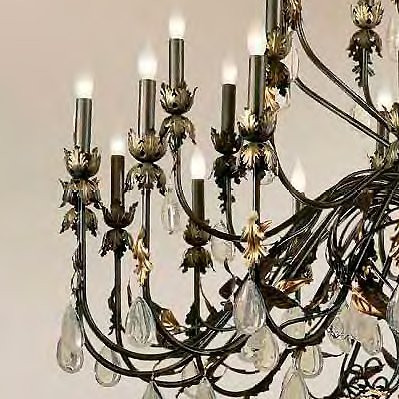 Люстра MM Lampadari Foresta 5572/18+18 V1271 Люстра MM Lampadari Foresta 5572/18+18 V1271