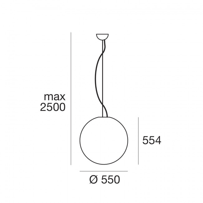Подвесной светильник Linea Light Oh! 10137
