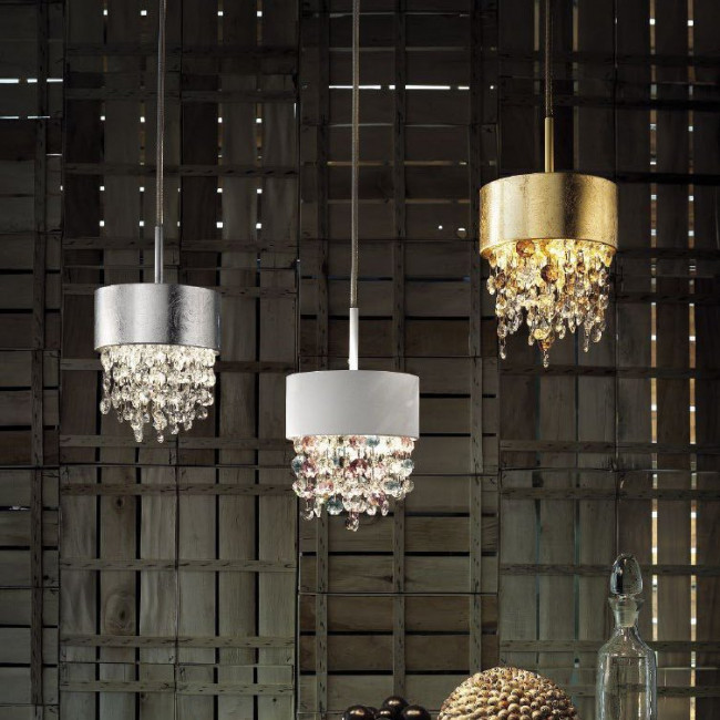 Подвесной светильник Masiero Ola S2 15 F01 / Amber crystal Подвесной светильник Masiero Ola S2 15 F01 / Amber crystal