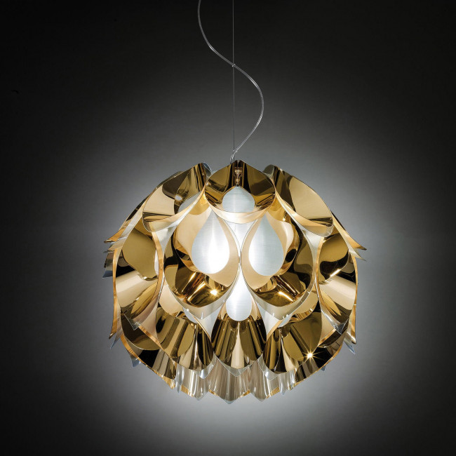 Подвесной светильник Slamp Flora SUSPENSION M GOLD FLO85SOS0002O_000 Подвесной светильник Slamp Flora SUSPENSION M GOLD FLO85SOS0002O_000