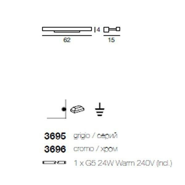 Настенный светильник Linea Light Solid 3696