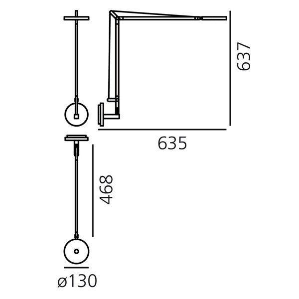 Бра Artemide Demetra 1734W10A Бра Artemide Demetra 1734W10A