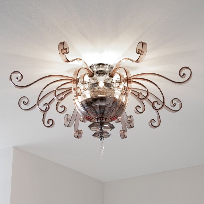 Потолочный светильник Euroluce Alicante PL6 silver Fume Потолочный светильник Euroluce Alicante PL6 silver Fume