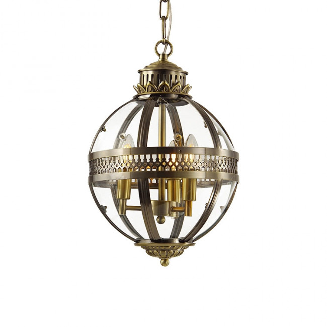 Подвесной светильник DeLight Collection Residential KM0115P-3S antique brass Подвесной светильник DeLight Collection Residential KM0115P-3S antique brass