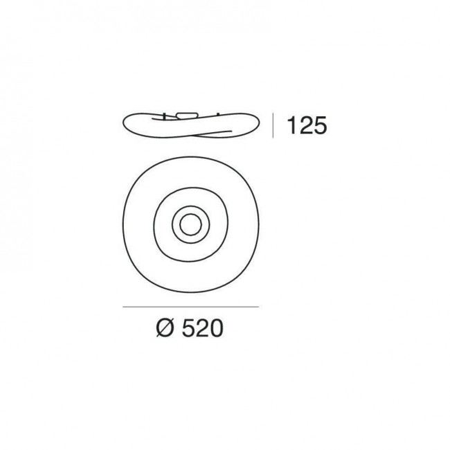 Потолочный светильник Linea Light Mr Magoo 7792 Потолочный светильник Linea Light Mr Magoo 7792