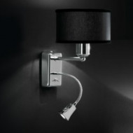 Бра Renzo Del Ventisette A 14313/2 CP+LED DEC. CROMO Бра Renzo Del Ventisette A 14313/2 CP+LED DEC. CROMO