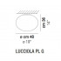 Потолочный светильник Vistosi Lucciola PL G BC/ST BC E27 Потолочный светильник Vistosi Lucciola PL G BC/ST BC E27