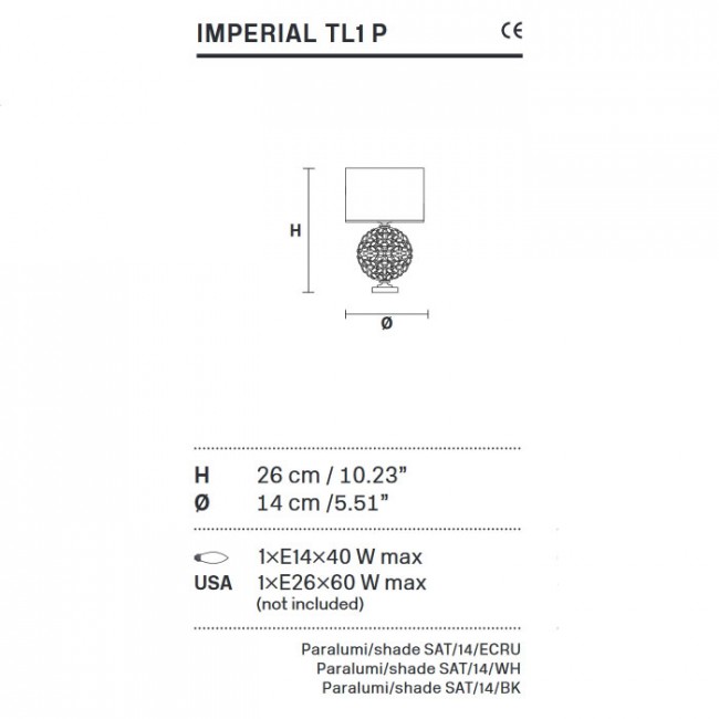 Настольная лампа Masiero Imperial TL1 P G04 Настольная лампа Masiero Imperial TL1 P G04