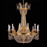 Люстра Beby Group Opera 2000/12+4 Light gold CUT CRYSTAL