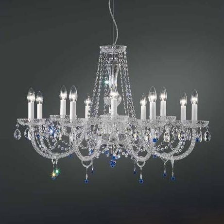 Люстра Italamp 236/8+4 Transp. / C / SW Elements