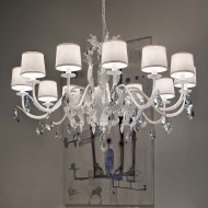 Люстра Masiero Acantia 12 V95 / DAM/14/WH Swarovski elements Люстра Masiero Acantia 12 V95 / DAM/14/WH Swarovski elements