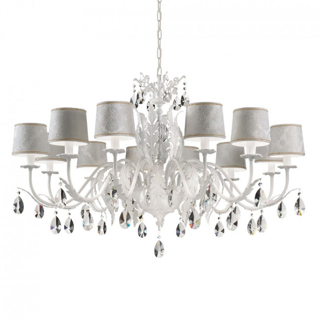 Люстра Masiero Acantia 12 V95 / DAM/14/WH Swarovski elements