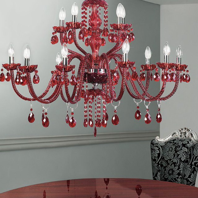 Люстра Masiero Milord 10+5 VV Red / ORG/12/RD Люстра Masiero Milord 10+5 VV Red / ORG/12/RD