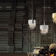 Подвесной светильник Masiero Ola S2 15 F02 / Transp. crystal