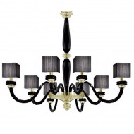 Потолочная люстра La Murrina Pearl S/8 gold black Потолочная люстра La Murrina Pearl S/8 gold black
