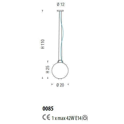 Подвесной светильник Sylcom Jupiter 0085 K TOP Подвесной светильник Sylcom Jupiter 0085 K TOP