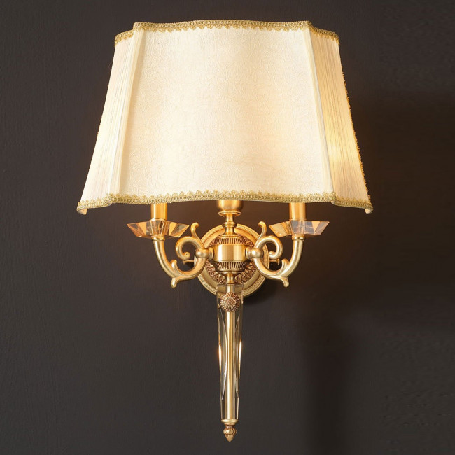 Бра Euroluce Ermes A2+1 gold Transparent Бра Euroluce Ermes A2+1 gold Transparent