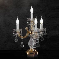 Настольная лампа Beby Group Novecento 940/4L Light gold HALF CUT Настольная лампа Beby Group Novecento 940/4L Light gold HALF CUT