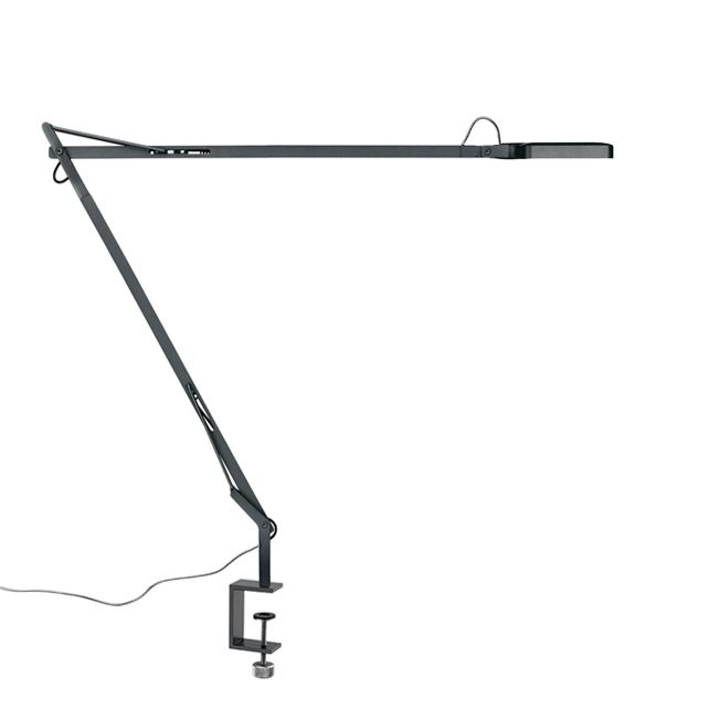 Настольная лампа Flos Kelvin LED Clamp Anthracite F3301033 Настольная лампа Flos Kelvin LED Clamp Anthracite F3301033