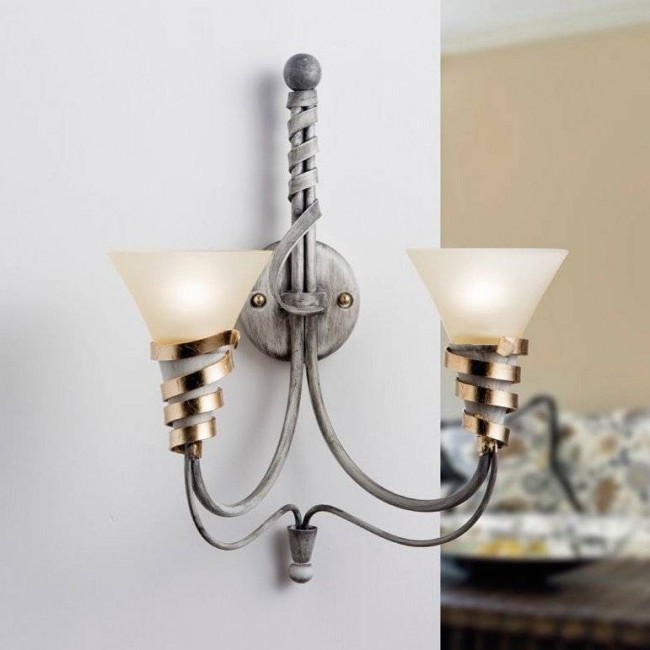 Бра Masca Futura 1565/A2 Terra oro / Glass 116 Бра Masca Futura 1565/A2 Terra oro / Glass 116