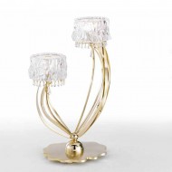 Настольная лампа IDL Crystal blade 512/2L Light gold Настольная лампа IDL Crystal blade 512/2L Light gold