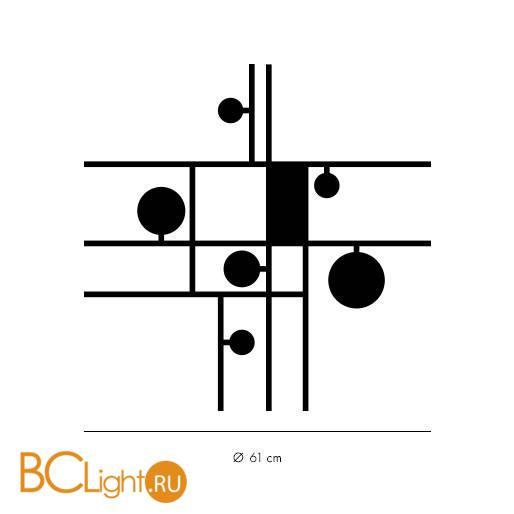 Настенный светильник Axo Light Manifesto APMANIFESTO Mirrored steel Настенный светильник Axo Light Manifesto APMANIFESTO Mirrored steel