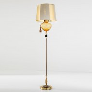 Торшер Euroluce Orfeo PT1 gold Amber Торшер Euroluce Orfeo PT1 gold Amber