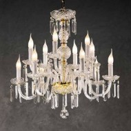 Люстра Beby Group Crystal 335/8+4 Light gold CUT CRYSTAL Люстра Beby Group Crystal 335/8+4 Light gold CUT CRYSTAL