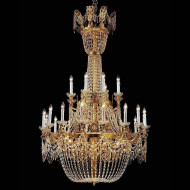 Люстра Beby Group Opera 2000/24+7 Light gold CUT CRYSTAL