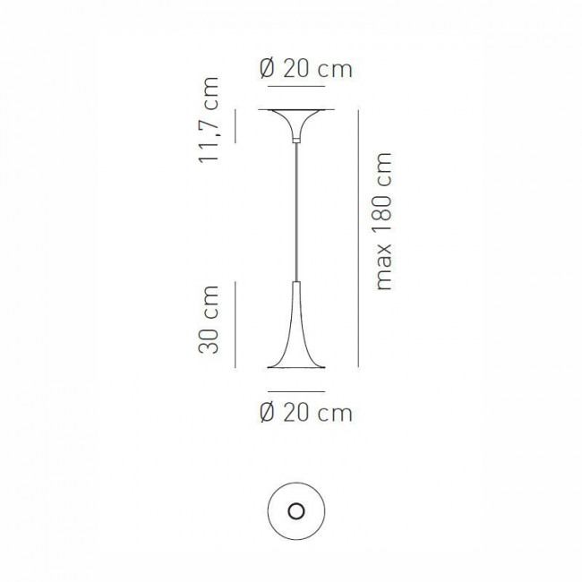Подвесной светильник Axo Light Nafir SP NAFIR 1 SPNAFIR1BRBCGU1 Подвесной светильник Axo Light Nafir SP NAFIR 1 SPNAFIR1BRBCGU1