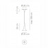 Подвесной светильник Axo Light Nafir SP NAFIR 1 SPNAFIR1BRBCGU1 Подвесной светильник Axo Light Nafir SP NAFIR 1 SPNAFIR1BRBCGU1
